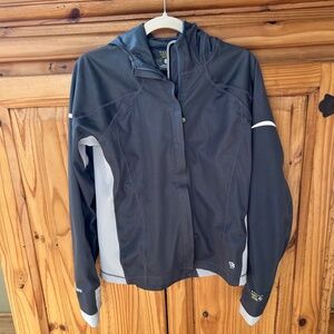 Mountain Hardware Jacket Windstopper Soft Shell Gray Women's Large
